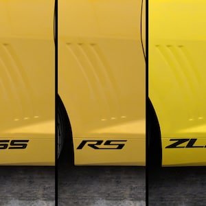 Camaro SS / RS / ZL1 Pair Vinyl Decal Sticker (Pair of 2)