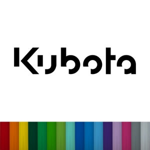 Naklejka winylowa Kubota