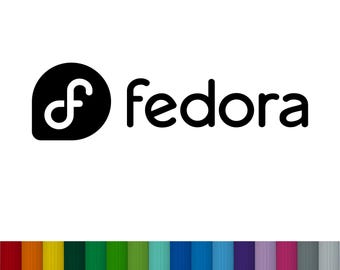 Fedora Linux Logo Vinyl Decal Sticker