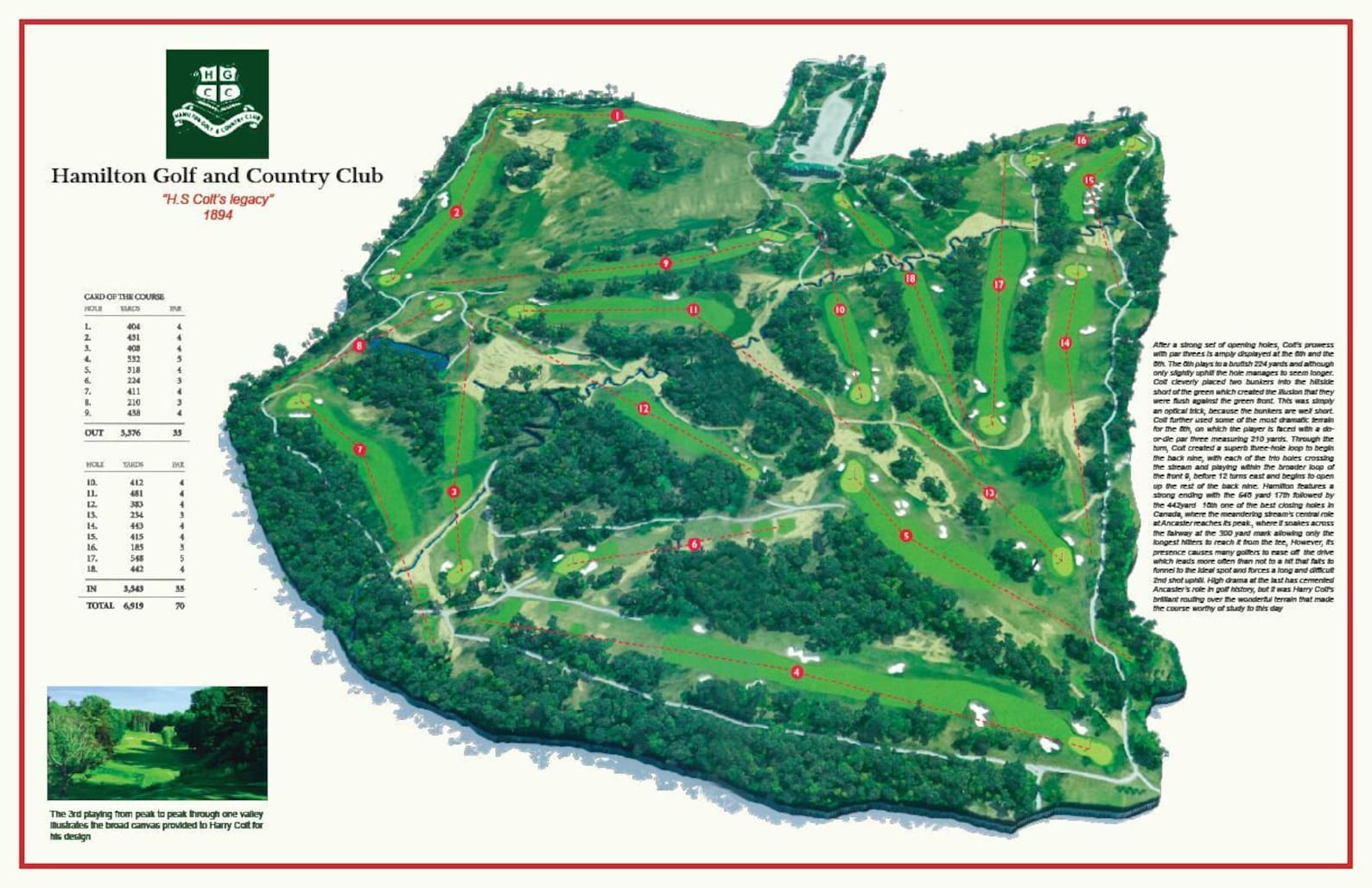 Hamilton Golf Canada Etsy