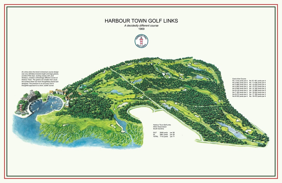 Harbour Town Golf Links Etsy