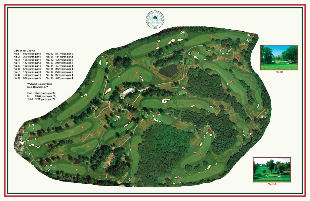 Wykagyl Country Club Etsy