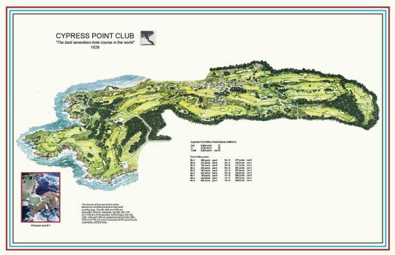 Cypress Point Golf Course Layout Revealed Astonishing Plan To