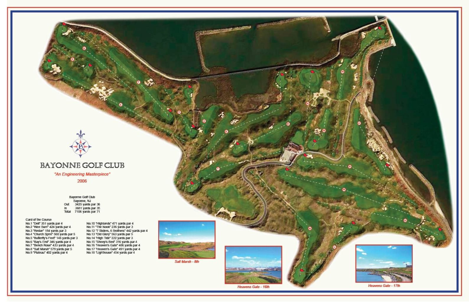 Bayonne Golf Club Etsy