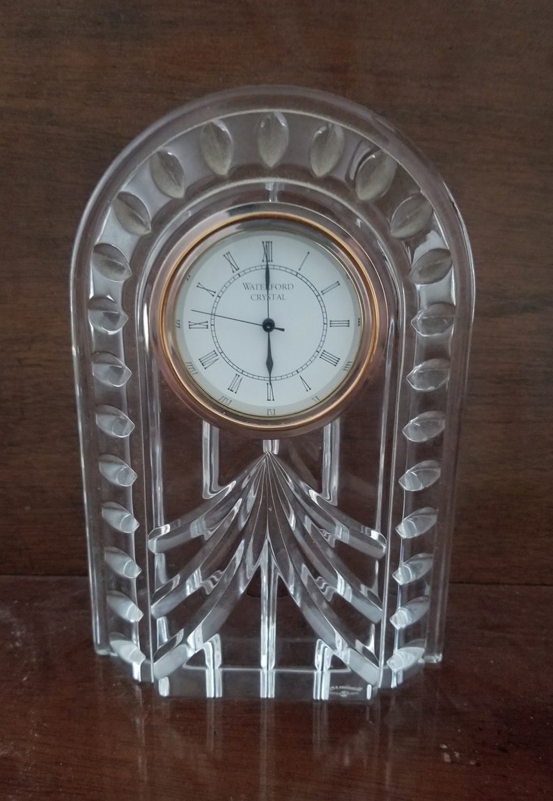 Waterford Crystal Lismore Essence Clock 5 X 8 Clear Etsy