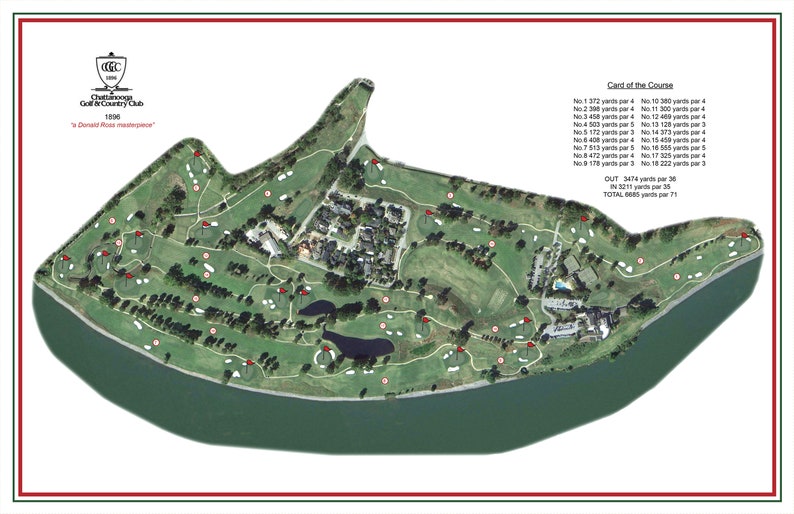 Chattanooga Golf and Country Club Etsy