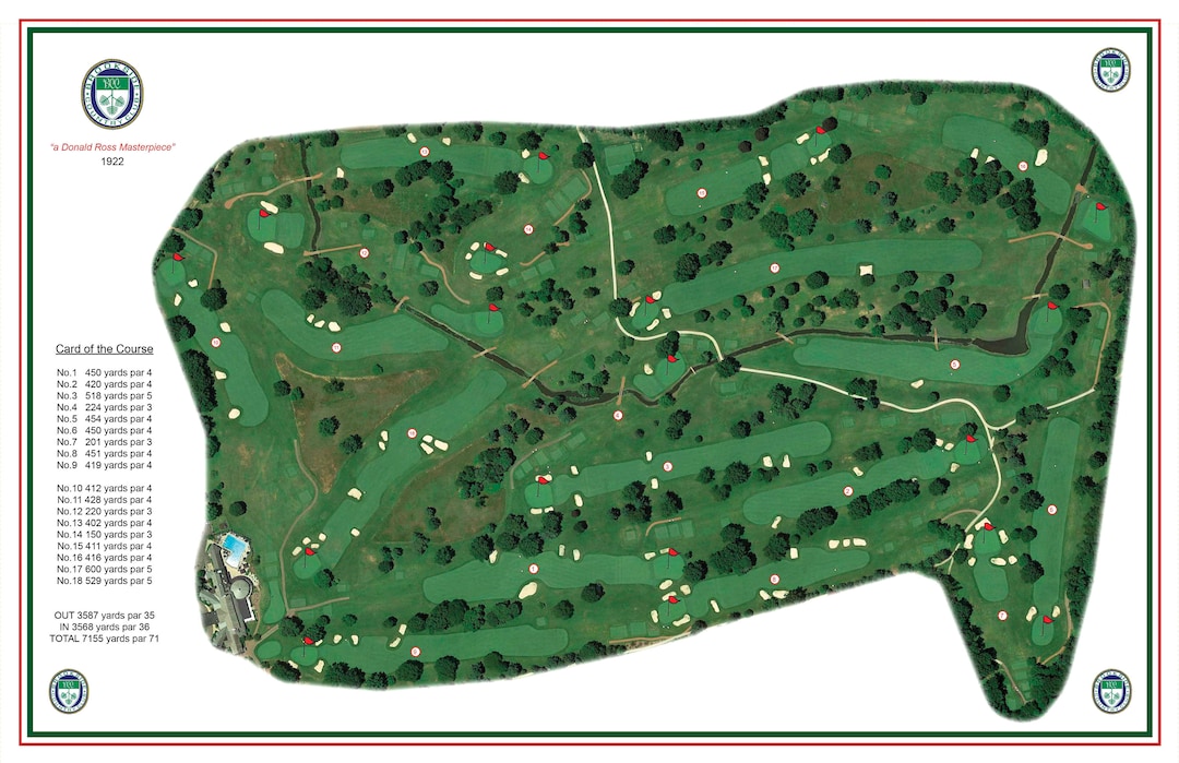 Brookside Country Club Canton OH Etsy