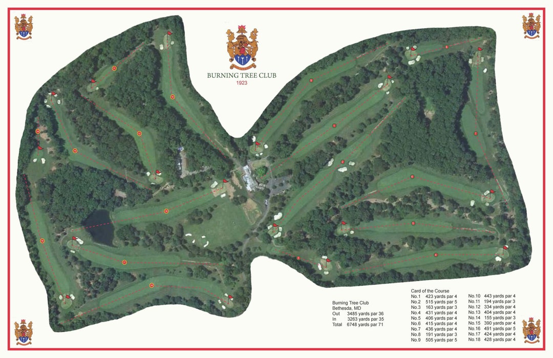 Burning Tree Golf Club Etsy