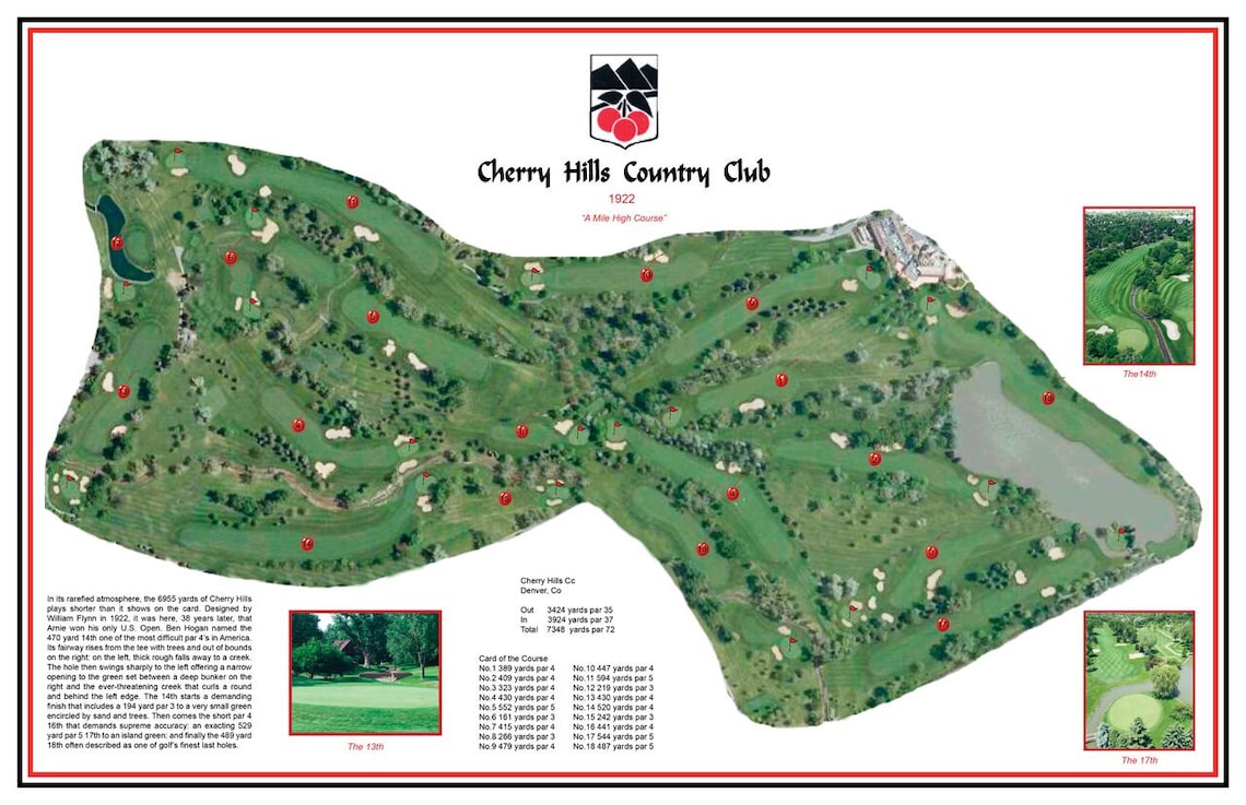 Cherry Hill Country Club Etsy