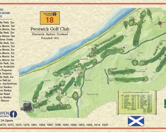 Prestwick British Open Winnaars
