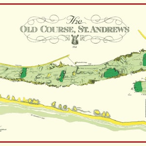St. Andrews Links 17 » x 11 »