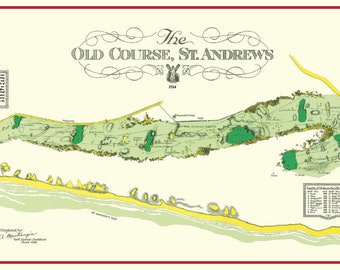 St. Andrews Links 17&quot; x 11&quot;