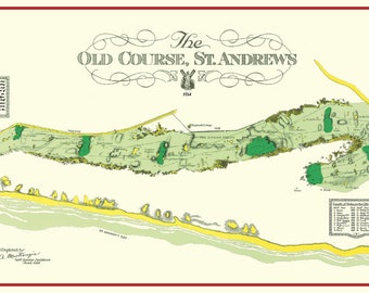 St. Andrews Links 17" x 11"