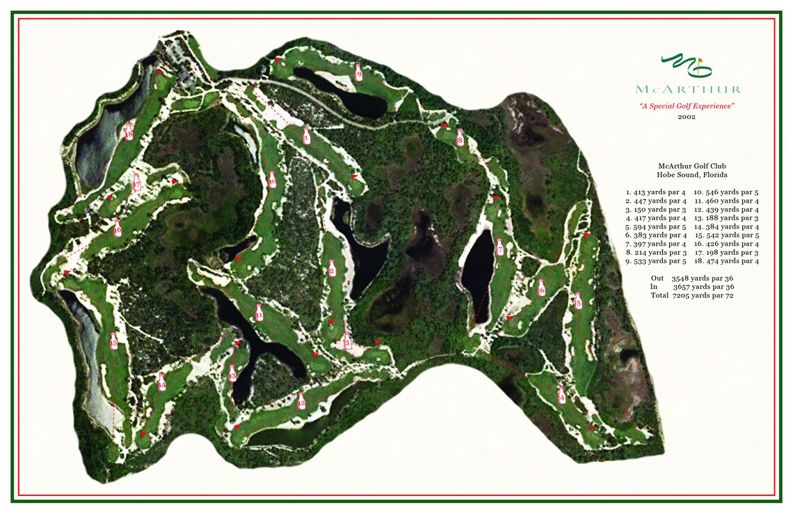 Mcarthur Golf Club Etsy