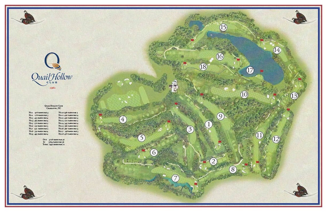 Quail Hollow Club Etsy