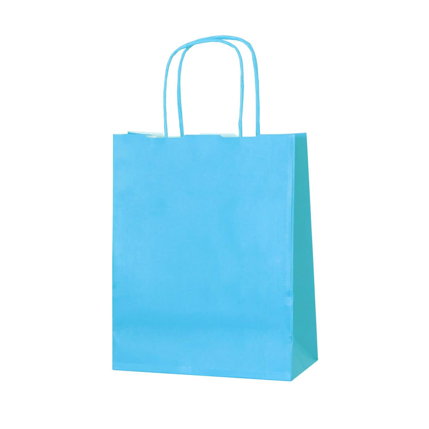 20 Sacs Papier Kraft Avec Poignées - 25x11x31cm - 14 Couleurs - Idéal Cadeaux Et événements