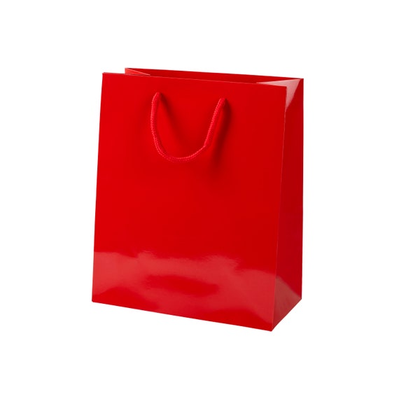 Choose Your Colour and Quantity. 10 White Gloss Laminated Boutique Gift