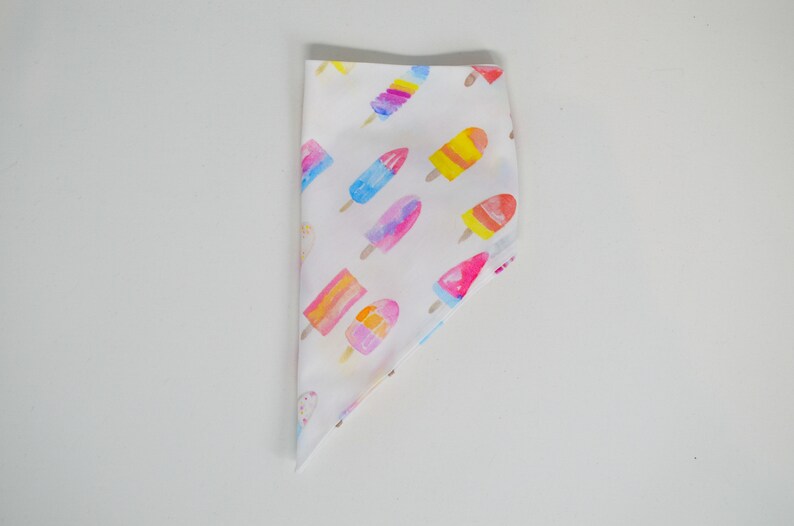 Popsicle Flavors Print Bandana