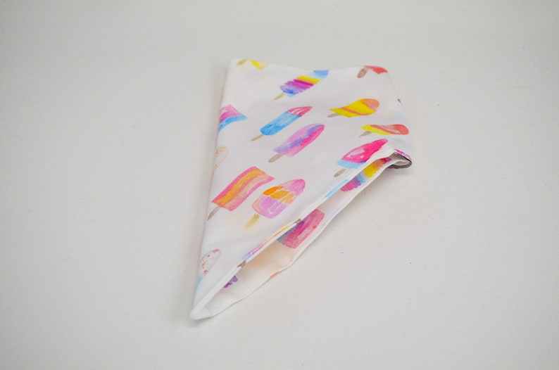 Popsicle Flavors Print Bandana