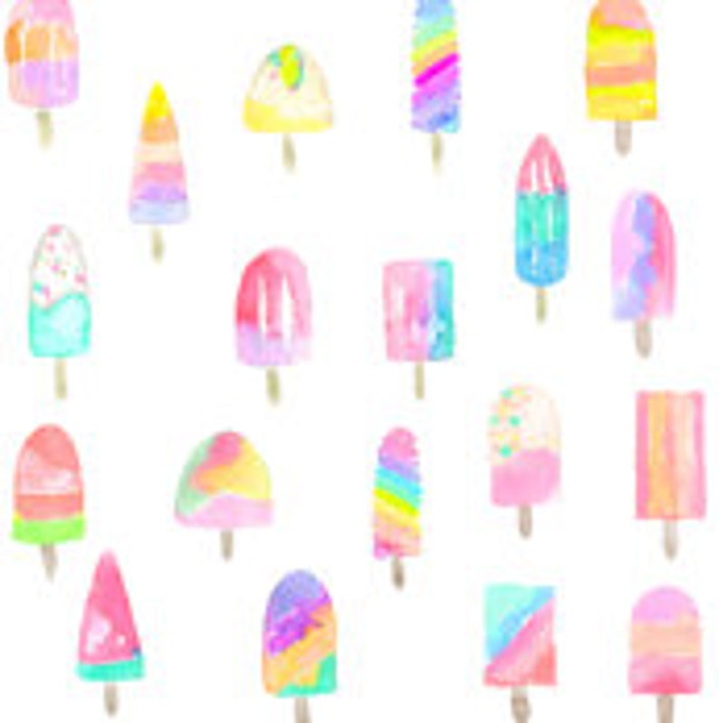 Popsicle Flavors Print Bandana