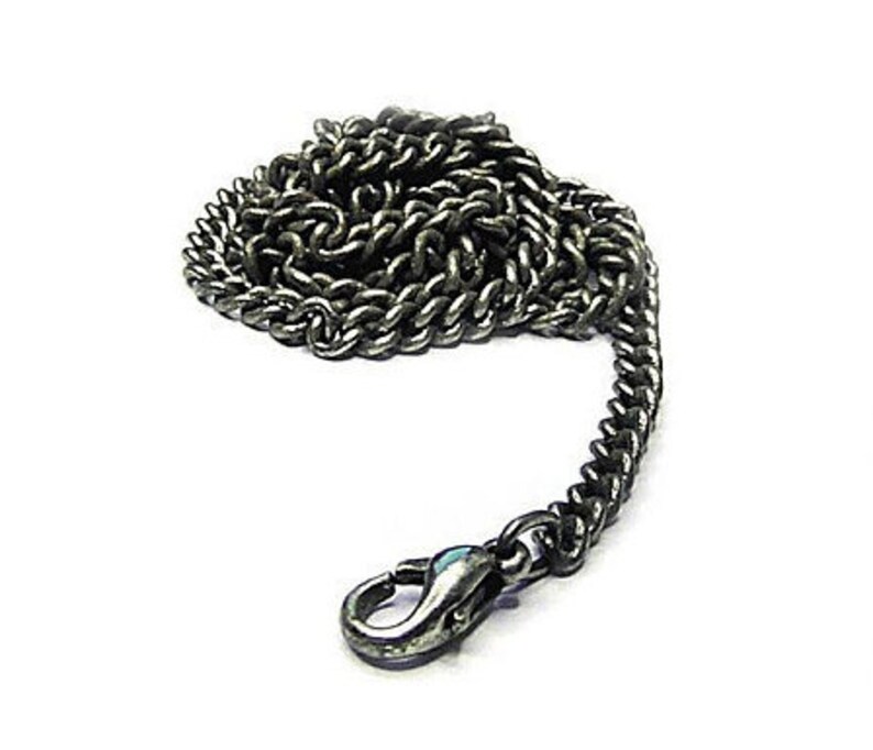 Armored Chain Old Silver 50 Cm Long And 3 Mm Strong Chain Necklace Neck Jewellery Jewelry Chains Armored Chain Old Silver 50 Cm Long And 3 Mm Strong Chain Necklace Neck Jewellery Jewelry Chains