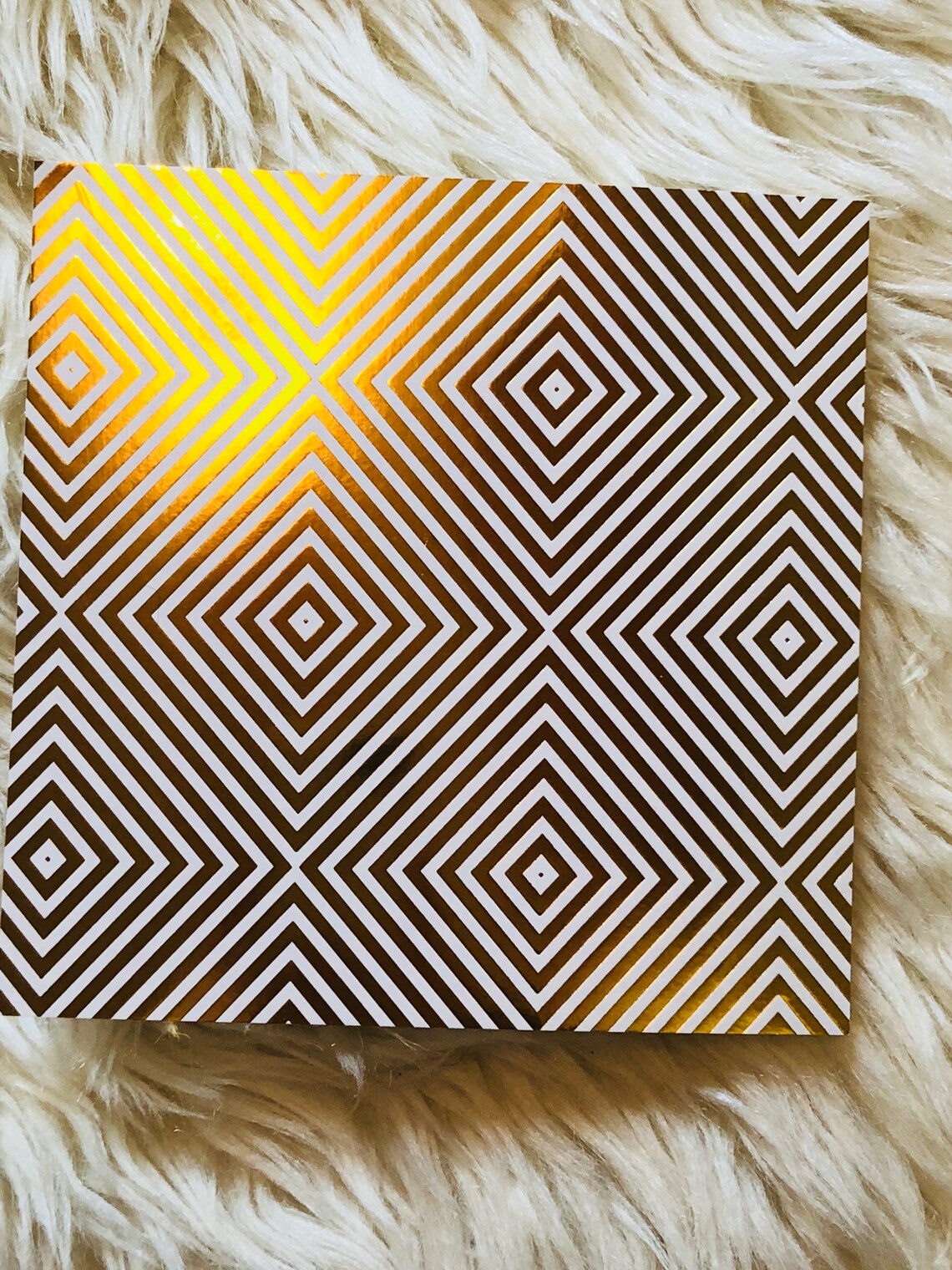 Metalic Square Prints 2 of Each Pattern Available. Etsy