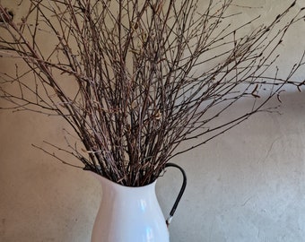22&quot;tall Natural birch branches birch twigs bunch birch bundle birch Broom Christmas tree decor rustic home decor farmhouse decor vase filler