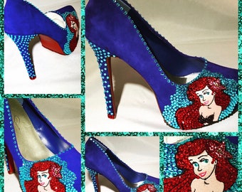 little mermaid heels