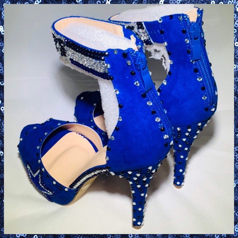 Handmade Custom Dallas Cowboys Heels Cowboy heels Dallas | Etsy