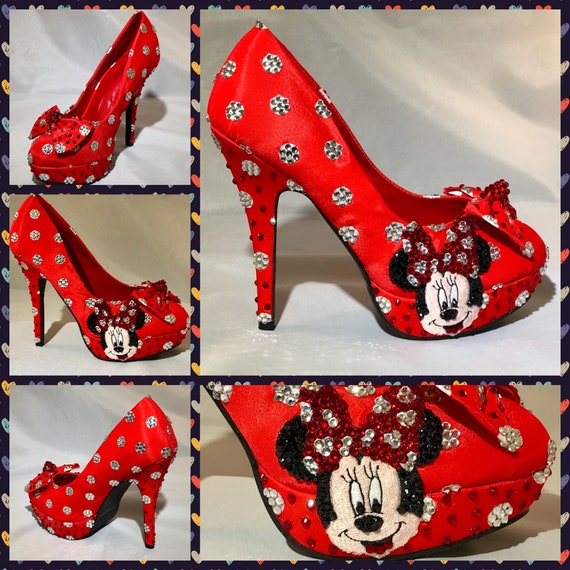 minnie mouse high heels