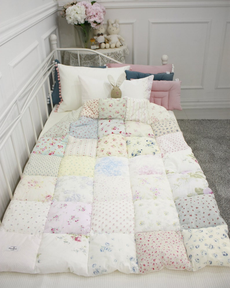 Patchwork Quilt Bedding Set Newborn Up To Teen Baby Etsy