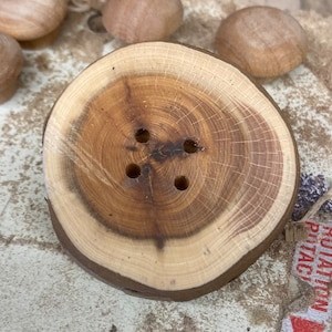 Hand made wooden buttons