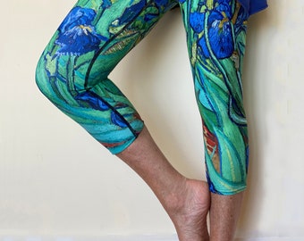 Capri Leggings | Fine Art | Van Gogh | Irises