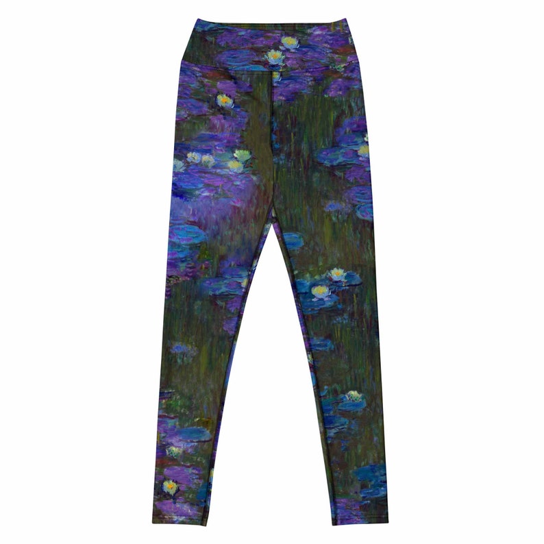 Leggings Fine Art Monet Water Lilies image 5