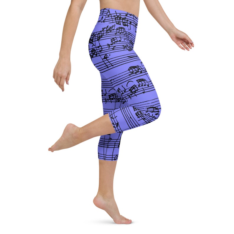 Capri Leggings Fine Art Music of Bach image 5