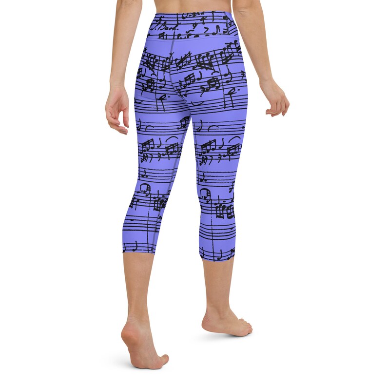 Capri Leggings Fine Art Music of Bach image 6