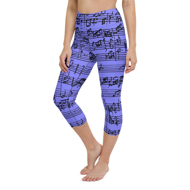 Capri Leggings Fine Art Music of Bach image 3