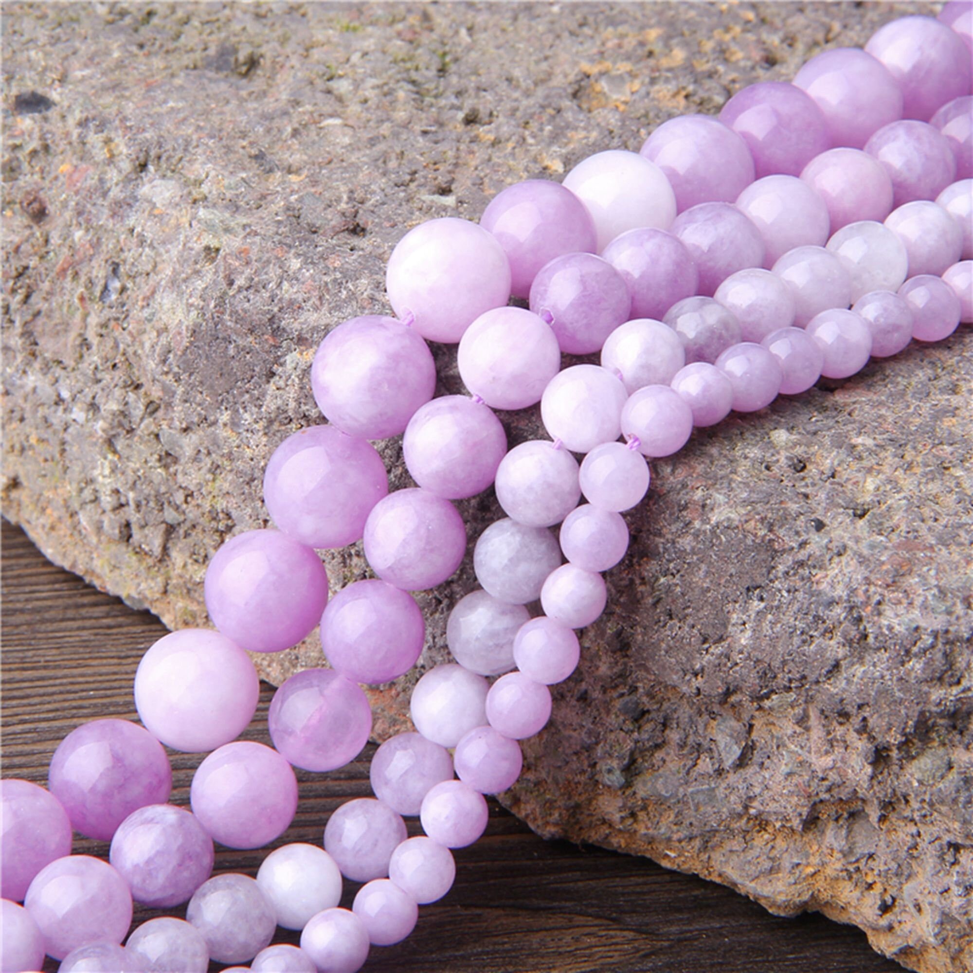 15.5Natural Angelite Beads 6mm 8mm 10mm 12mm Polished Etsy