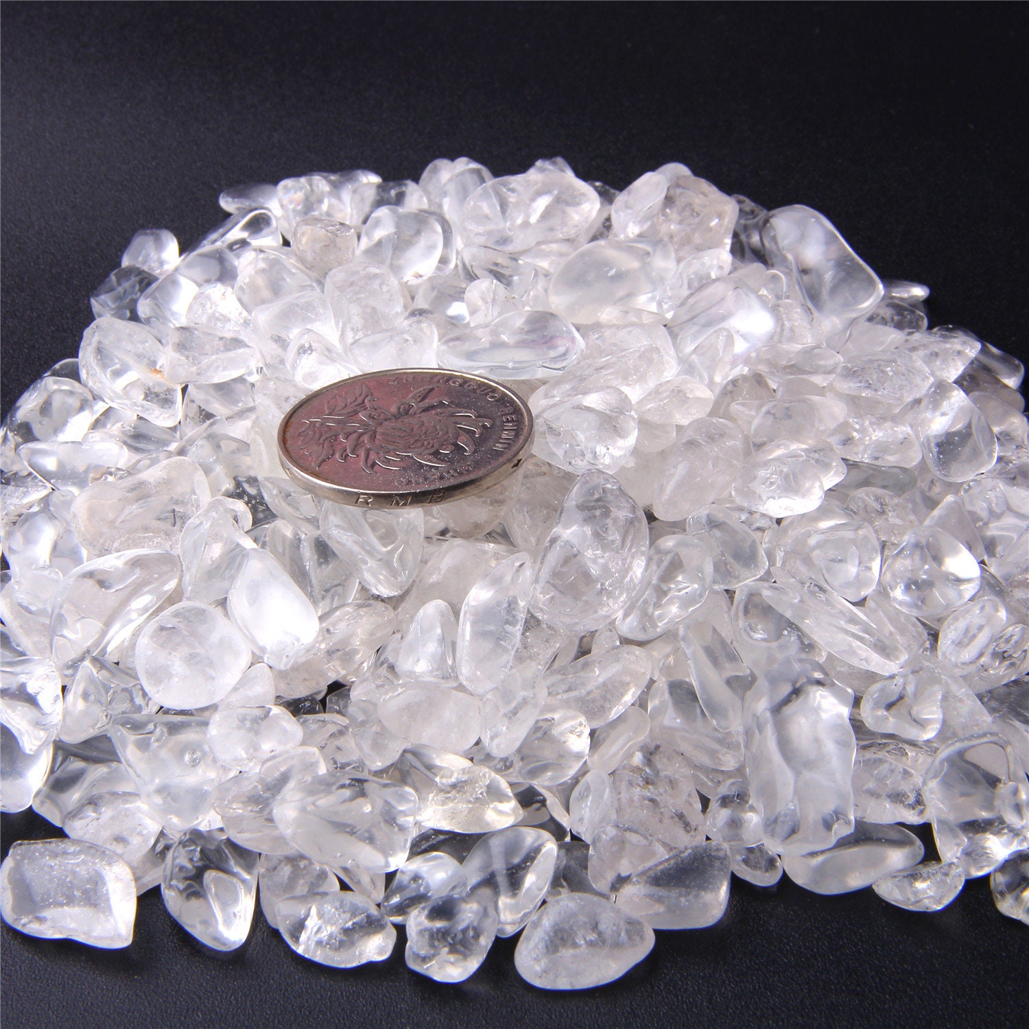 3.5 OZ Clear Quartz Chipsgemstone Chips 5mm6mm Rock Chips Etsy Hong Kong