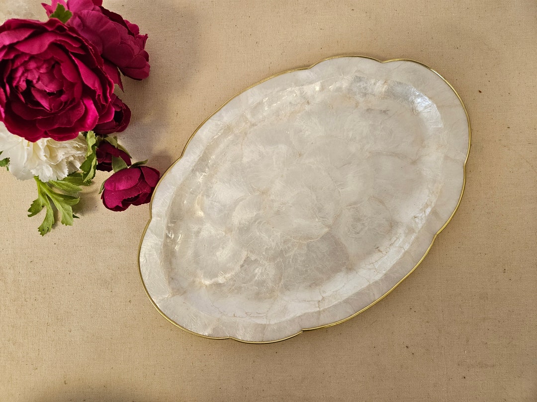 tray-in-real-mother-of-pearl-and-vintage-brass-etsy