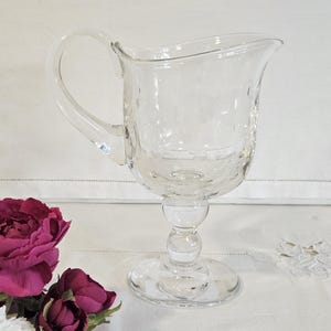 Crystal water pitcher model "Bubbles" from the Saint Louis crystal factory