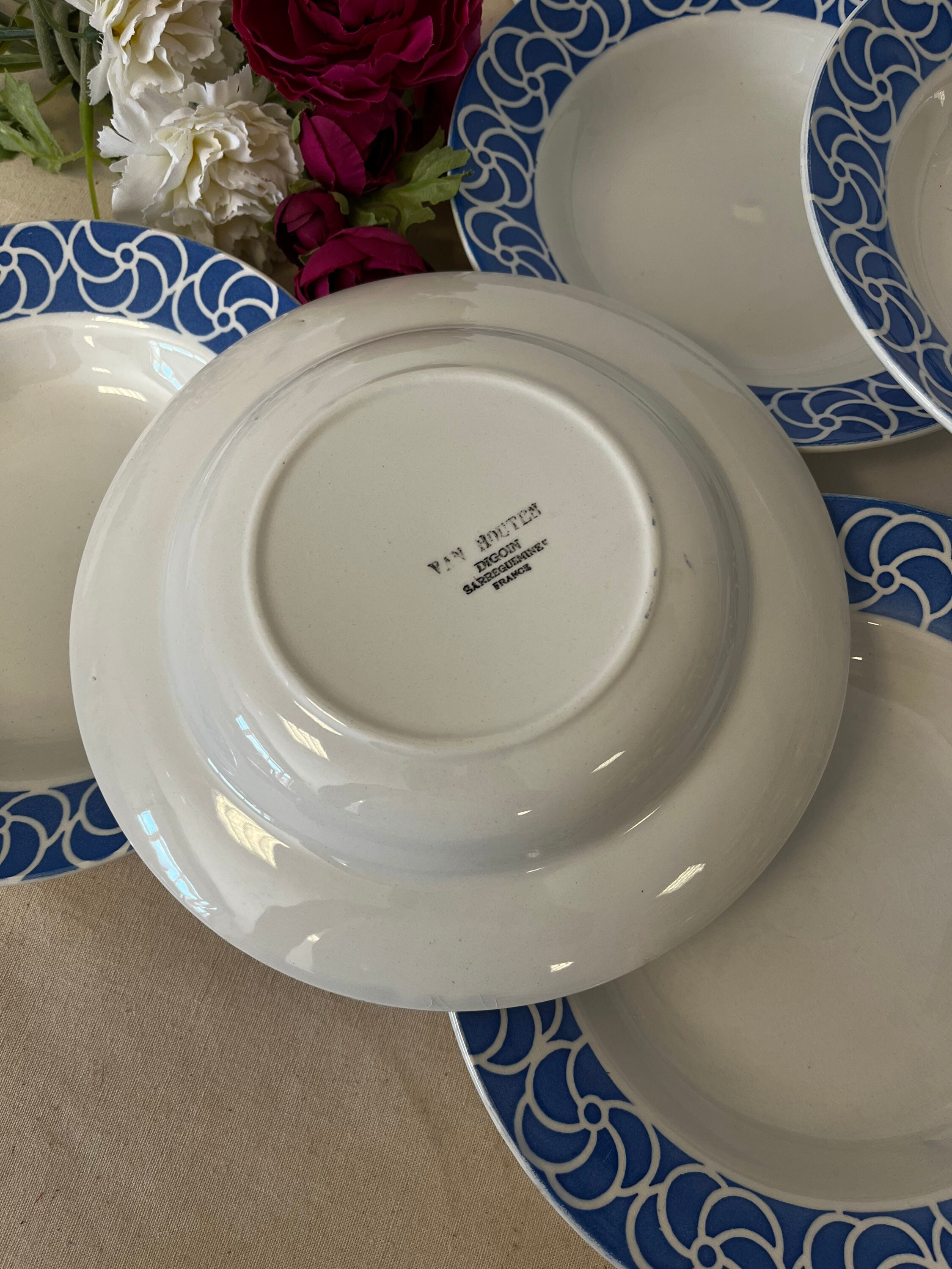 フランス・ディゴワン社のオールドスーププレートX6モデル「ヴァン