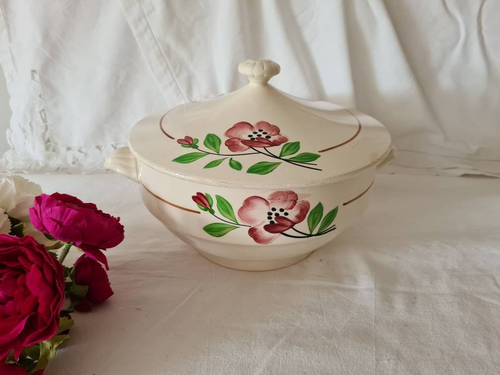 Soupière ou Légumier Ancien Modèle Beaucaire de La Manufacture Française Digoin et Sarreguemines