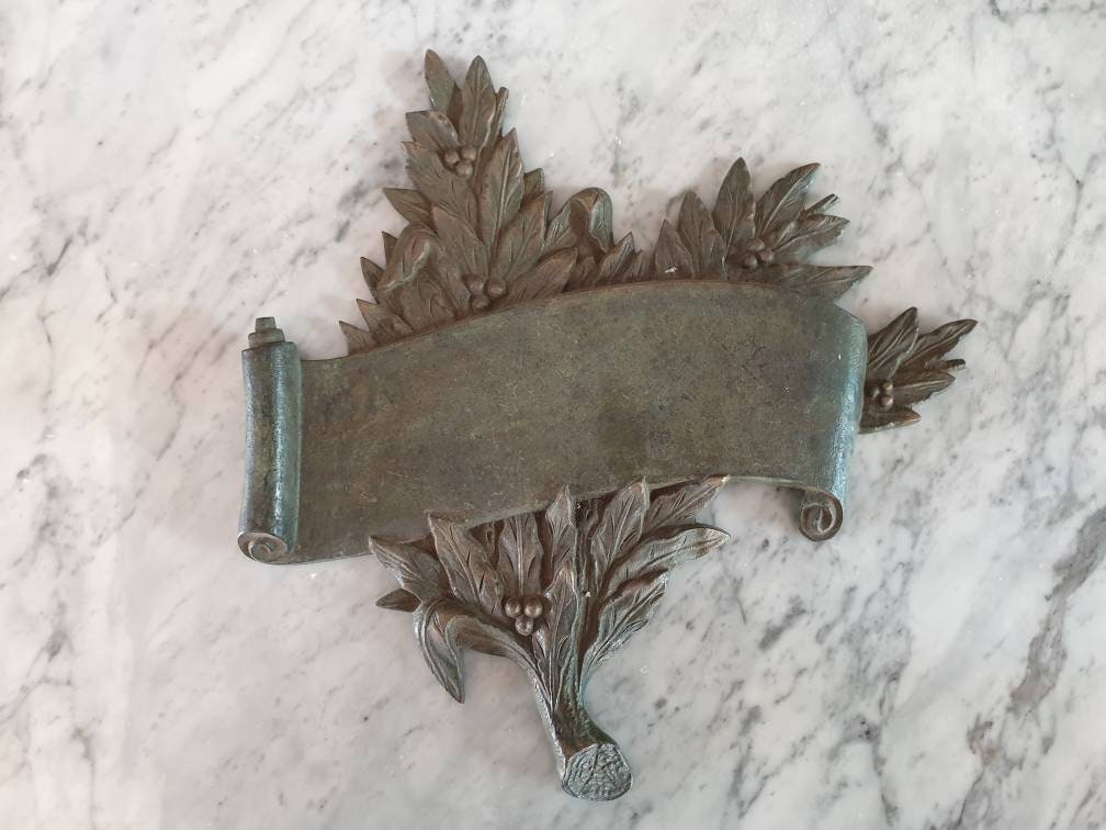 Ornement Bronze Ancien Grand Format