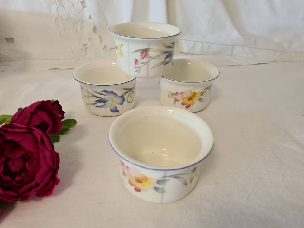 Ramequins Modèle Rivieira X4 Vintage de La Manufacture Villeroy et Boch