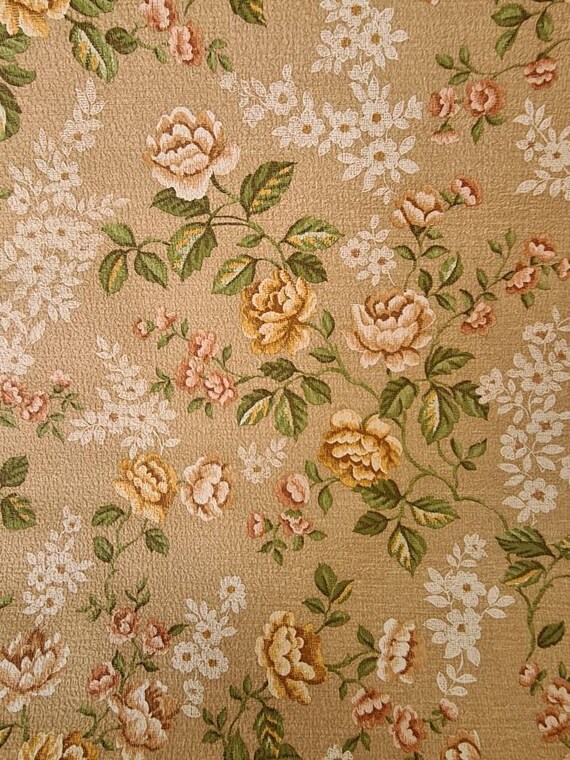 Vintage Wallpaper Roll Old Wallpaper Etsy