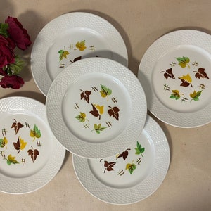 Antique flat plates X5 model “Rennes” from the French manufacturer Digoin