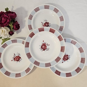 Old hollow plates X4 model &quot;Ecossais&quot; from the French manufacturer of Saint Amand