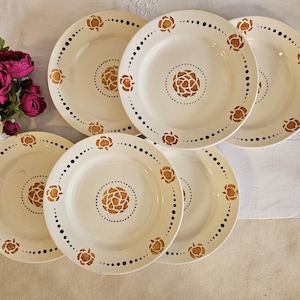 Antique flat plates X6 model &quot;Lolette&quot; from the French manufacturer of Lonchamps