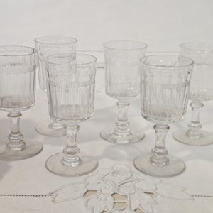 Cristal d'Arques Paris Longchamp 6 Verres à Liqueur 6cl Kwarx